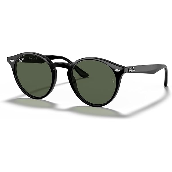 Amazon.com: Ray-Ban RB4334D 601/80 55MM Black/Blue Round
